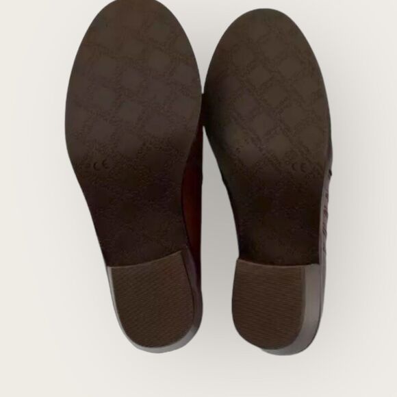 Vionic Nellie Mules Womens 5 US 36 EU Brown Leather Shoes Open Slip On Clog Heel - Picture 3 of 8